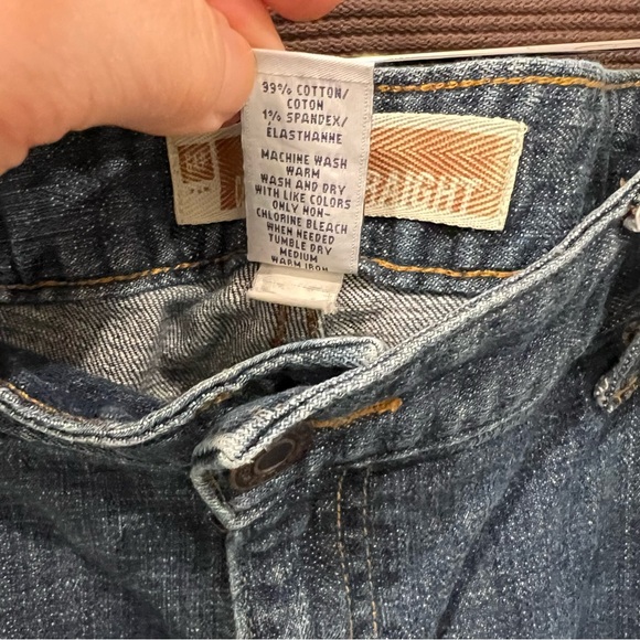Vintage Gap Curvy Straight High‎ Rise Medium Wash Jeans Size 14 - Picture 5 of 6